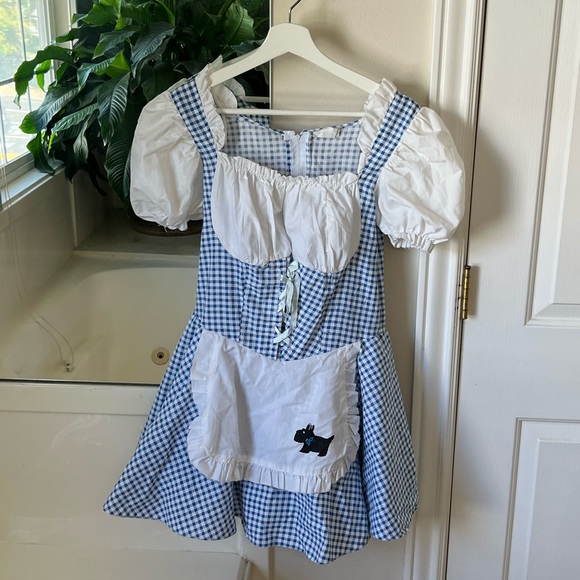 blue oktoberfest dress New German Oktoberfest Dress Maid Costume main image 0